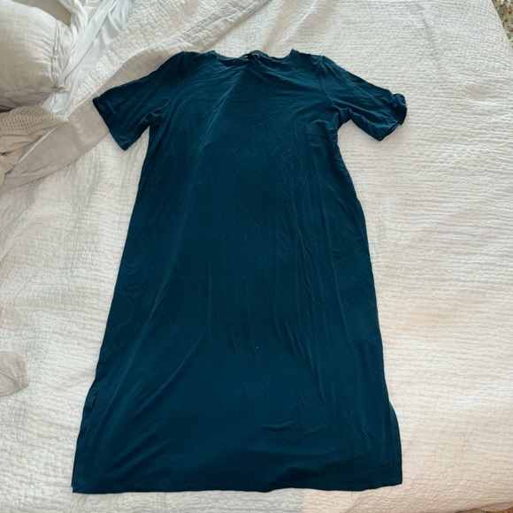 Eileen Fisher Teal dress - Picture 2 of 4
